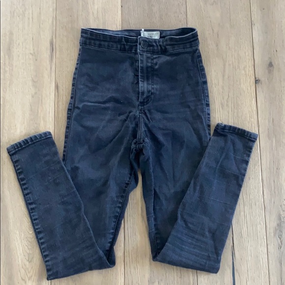 Black/Grey TopShop Jeans - Picture 1 of 3